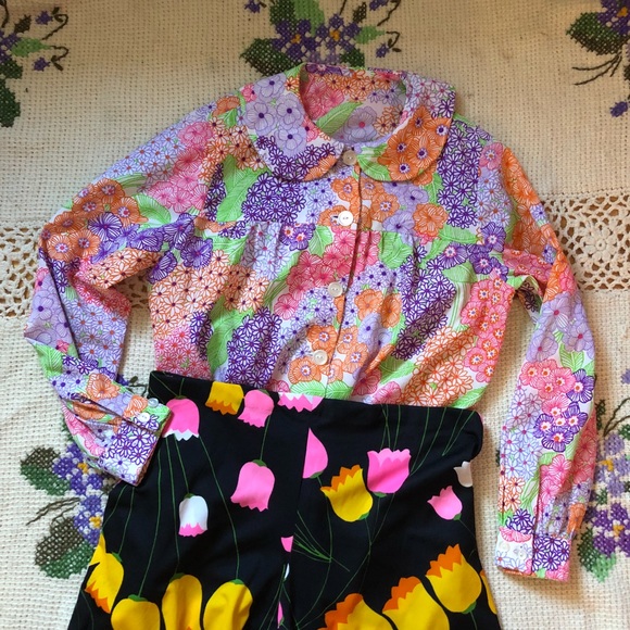 Vintage Tulip Bellbottoms - Picture 5 of 5